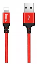 Кабель USB Hoco X14 Times Speed Lightning Cable Red / Black