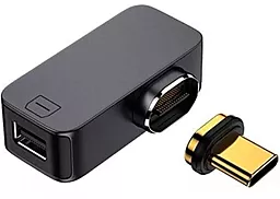 Відео перехідник (адаптер) PowerPlant USB Type-C - Mini DisplayPort v1.4 8k 60hz black (CA914272)