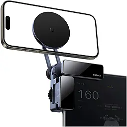 Держатель Baseus MaxView Magnetic Car Mount Grey (C40180701813-00) - фото Держатель Baseus MaxView Magnetic Car Mount Grey (C40180701813-00)