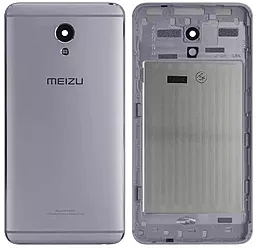 Задняя крышка корпуса Meizu M5 Note со стеклом камеры Grey