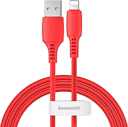 Кабель Baseus Colourful USB-A - Lightning 12w 2.4a 1.2м cable Red (CALDC-09)