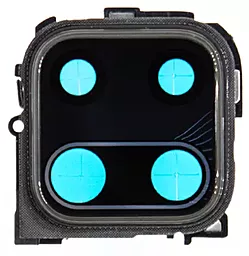 Стекло камеры Xiaomi Redmi Note 9 Pro Max в рамке Black - фото Стекло камеры Xiaomi Redmi Note 9 Pro Max в рамке Black
