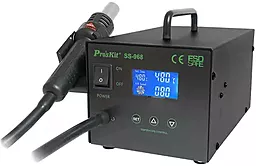 Паяльная станция термовоздушная, компрессорная, термофен, портативная Pro'sKit SS-968B (фен, 600Вт)