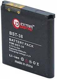 Акумулятор Sony Ericsson BST-38 / BMS6352 (850 mAh) ExtraDigital - мініатюра 2