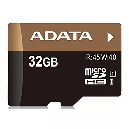 Карта пам'яті ADATA microSDHC 32GB Premier Class 10 UHS-1 U1 (AUSDH32GUICL10-R) - фото Карта пам'яті ADATA microSDHC 32GB Premier Class 10 UHS-1 U1 (AUSDH32GUICL10-R)