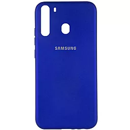 Чохол Epik Silicone Cover Full Protective (A) Samsung A215 Galaxy A21  Navy