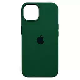 Чехол Silicone Case Full для Apple iPhone 12 Pro Max Atrovirens