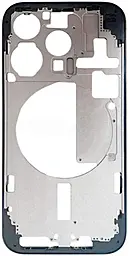 Рамка корпуса Apple iPhone 15 Pro USA version Blue Titanium - фото Рамка корпуса Apple iPhone 15 Pro USA version Blue Titanium