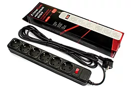 Сетевой фильтр (удлинитель) FrimeCom FC-B4006W 4.5 B чёрный - фото Сетевой фильтр (удлинитель) FrimeCom FC-B4006W 4.5 B чёрный