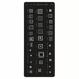 BGA трафарет (для реболлинга) BGA Трафарет A428 для телефона China-phone universal MT6572А MT6223 MT6225A PM8110 PM8029 MT6169V SC6820 SC6600 MT6290MA MT6320 32 in 1 - фото BGA трафарет (для реболлинга) BGA Трафарет A428 для телефона China-phone universal MT6572А MT6223 MT6225A PM8110 PM8029 MT6169V SC6820 SC6600 MT6290MA MT6320 32 in 1
