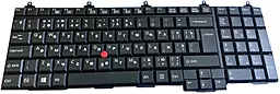 Клавіатура для ноутбуку Fujitsu E751 E752 CELSIUS H720 з поінтстіком Black