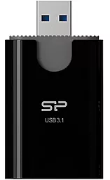 Кардрідер Silicon Power Combo USB 3.1 Card Reader microSD and SD, (SPU3AT3REDEL300K) Black