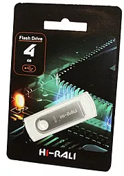 Флешка Hi-Rali Shuttle Series 4GB USB 2.0 (HI-4GBSHSL) Silver
