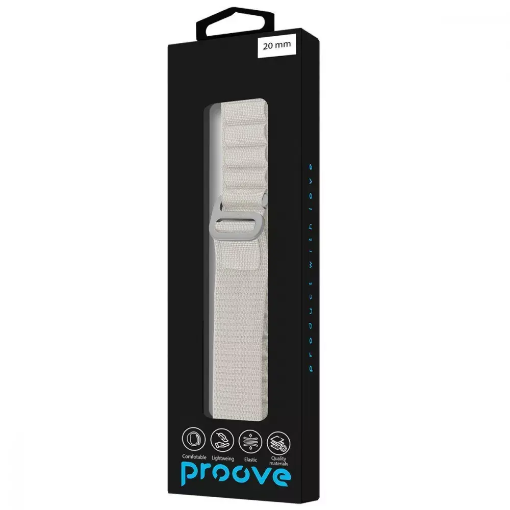 Ремешок Proove Pulse Loop Универсальный 20 mm Black - фото 2