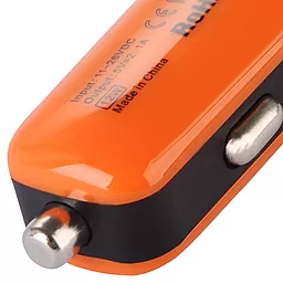 Автомобильное зарядное устройство Baseus 2USB Car charger 2.1A Orange (Tiny) - миниатюра 6