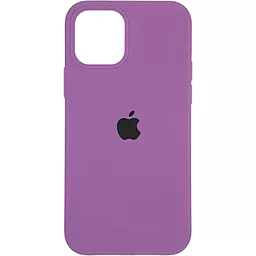 Чехол Silicone Case Full для Apple iPhone 12, iPhone 12 Pro Purple