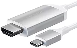 Відеокабель Type-C to 4K HDMI Cable Silver (ST-CHDMIS) Satechi - мініатюра 2
