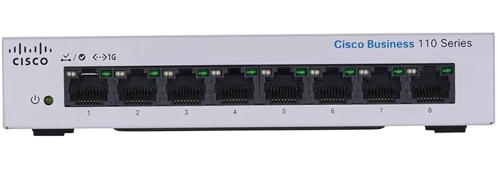 Коммутатор (свитч) Cisco CBS110-8T-D-EU - фото 1