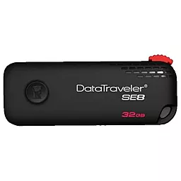 Флешка Kingston 32Gb DataTraveler SE8 limited edition USB3.0 (KC-U6332-3Y) Black - фото Флешка Kingston 32Gb DataTraveler SE8 limited edition USB3.0 (KC-U6332-3Y) Black