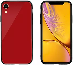 Чехол Intaleo Real Glass Apple iPhone XR  Red (1283126494741)