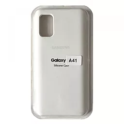 Чохол Epik Silicone Case Full для Samsung Galaxy A41 A415 (2020) White