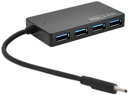 USB Type-C хаб EasyLife 4-in-1 USB3.0 black (YT-HTC3) - фото USB Type-C хаб EasyLife 4-in-1 USB3.0 black (YT-HTC3)