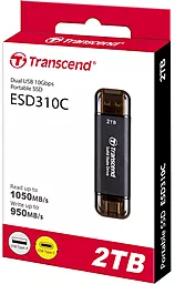 Накопичувач SSD Transcend ESD310C 2 TB Black (TS2TESD310C) - мініатюра 4