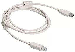 Кабель (шлейф) EasyLife USB 2.0 AM/BM 1.5м ферритовий фильтр белый - фото Кабель (шлейф) EasyLife USB 2.0 AM/BM 1.5м ферритовий фильтр белый