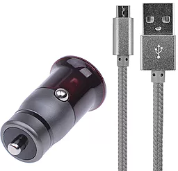 Автомобильное зарядное устройство с быстрой зарядкой LDNio C304Q 18w QC3.0 car charger + micro USB cable grey - фото Автомобильное зарядное устройство с быстрой зарядкой LDNio C304Q 18w QC3.0 car charger + micro USB cable grey
