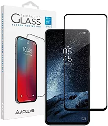 Защитное стекло ACCLAB Full Glue для Tecno Pop 2F  Black 1283126518379