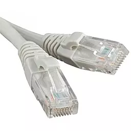 Патч корд RJ-45 15м Atcom Cat. 5e CCA UTPP сірий (4965)