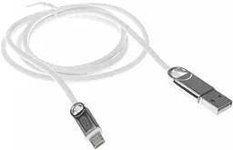 Кабель XO NB42 USB-A - micro USB 12w 2.4a 1м cable White - фото Кабель XO NB42 USB-A - micro USB 12w 2.4a 1м cable White