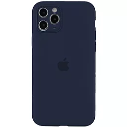 Чехол Silicone Case Full Camera для Apple iPhone 11 Pro Max Dark Blue