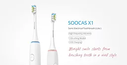 Електрична зубна щітка Xiaomi SOOCAS X1 White - мініатюра 6
