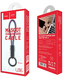 USB Кабель Hoco U36 Mascot USB Type-C Cable Red / Blue - мініатюра 3