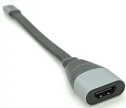 Відео перехідник (адаптер) USB Type-C - HDMI v1.2 1080p 60hz 0.18m black (Type-C(M) / HDMI(F)flat18cm) EasyLife - фото Відео перехідник (адаптер) USB Type-C - HDMI v1.2 1080p 60hz 0.18m black (Type-C(M) / HDMI(F)flat18cm) EasyLife