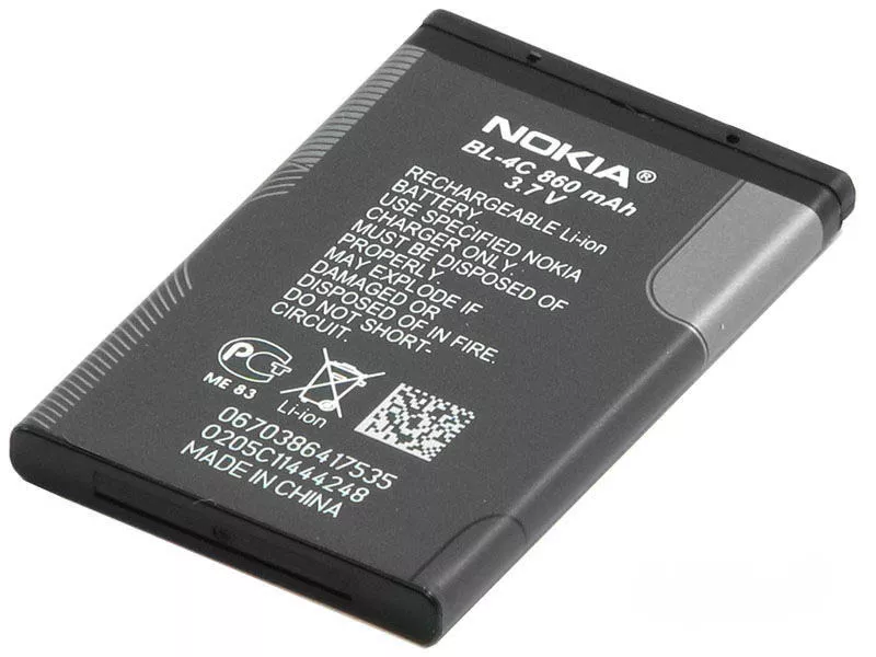 Аккумулятор для Nokia BL-4C (860 mAh) - фото 4
