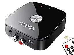 Bluetooth адаптер Vikefon T68 BT5.4 Receiver black - фото Bluetooth адаптер Vikefon T68 BT5.4 Receiver black