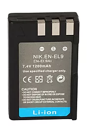 Аккумулятор для фотоаппарата Nikon EN-EL9 (1200 mAh)