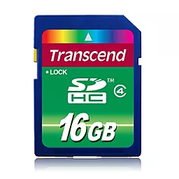 Карта памяти Transcend SDHC 16GB Class 4 (TS16GSDHC4) - фото Карта памяти Transcend SDHC 16GB Class 4 (TS16GSDHC4)