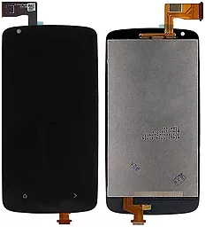 Дисплей HTC Desire 500 с тачскрином, оригинал, Black - фото Дисплей HTC Desire 500 с тачскрином, оригинал, Black