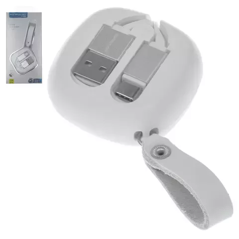 Кабель Konfulon S81 USB-A - Type-C 10w 1м cable White - фото 1