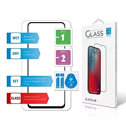 Защитное стекло ACCLAB Full Glue для Xiaomi Redmi 12 Black (1283126573200) - миниатюра 6