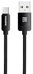 USB Кабель Remax Lovely micro USB Series Black (RC-010m / 5-062) - мініатюра 4