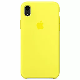 {"ru": "Чехол", "uk": "Чохол"} Silicone Case для Apple iPhone XR Yellow