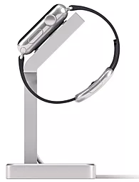 Док-станция для умных часов Apple Watch Charging Stand Silver (ST-AWSS) - миниатюра 4