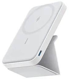 Повербанк Anker 622 Magnetic MagSafe 5000 mAh 12W QC Dolomite White (A1614021) - фото Повербанк Anker 622 Magnetic MagSafe 5000 mAh 12W QC Dolomite White (A1614021)