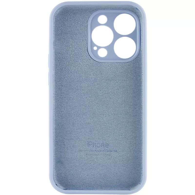 Чехол Silicone Case Full Camera для Apple iPhone 15 Pro Max Lilac Blue - фото 2