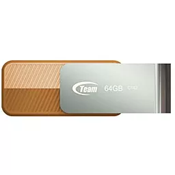 Флешка Team 64GB C142 Brown USB 2.0 (TC14264GN01) - фото Флешка Team 64GB C142 Brown USB 2.0 (TC14264GN01)