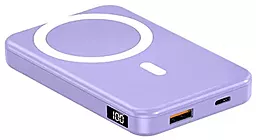Повербанк Epik JJT-A27-1 5000 mAh 22.5W PD/QC Purple - фото Повербанк Epik JJT-A27-1 5000 mAh 22.5W PD/QC Purple